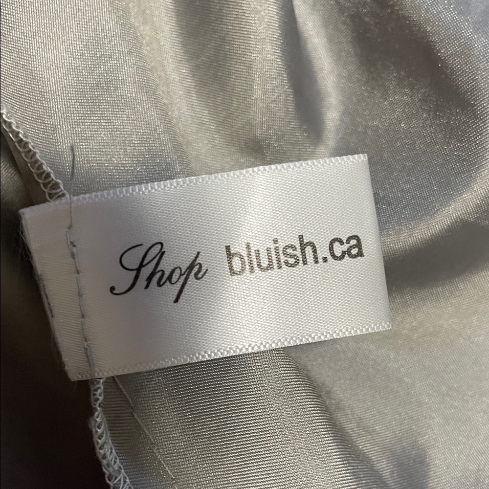 Bluish Light Mocha Tulle Skirt Size Small - Picture 3 of 5
